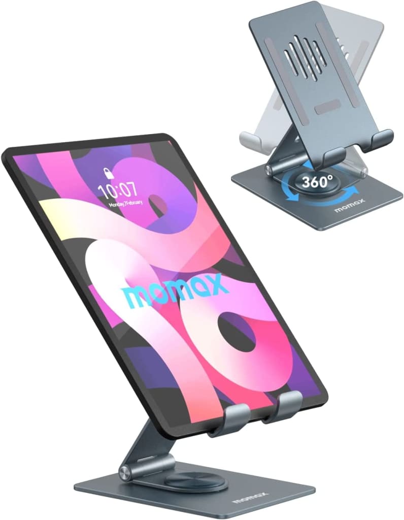 Momax 360° Rotating Swivel Desk Stand for iPad for $15 - Momax-KH5