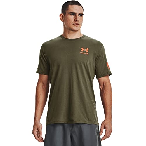 Under Armour Men's New Freedom Banner T-Shirt, Marine Od Green (391 ...