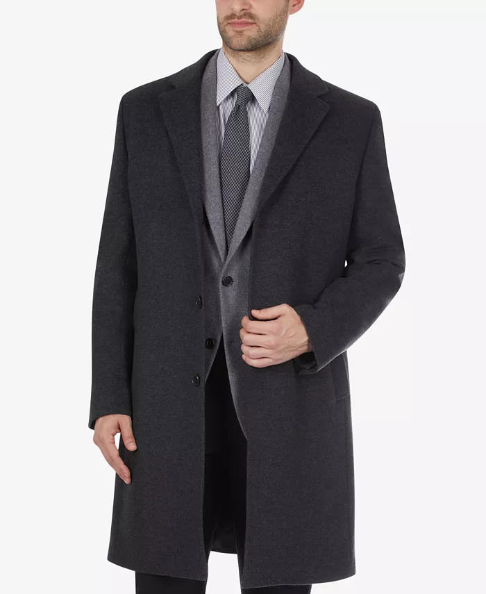 Lauren Ralph Lauren Men's Luther Luxury Blend Overcoat for $124