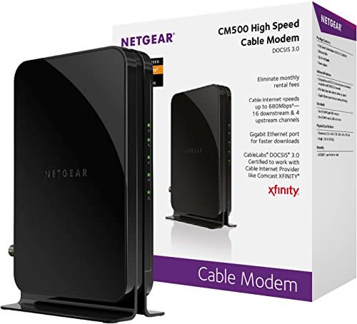 Netgear Cm500 Docsis 3 0 Cable Modem For 40 Cm500 100nar