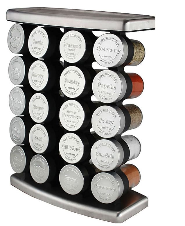 Olde Thompson Ship's Curve 20-Jar Spice Rack w/ Spices for $33 for ...