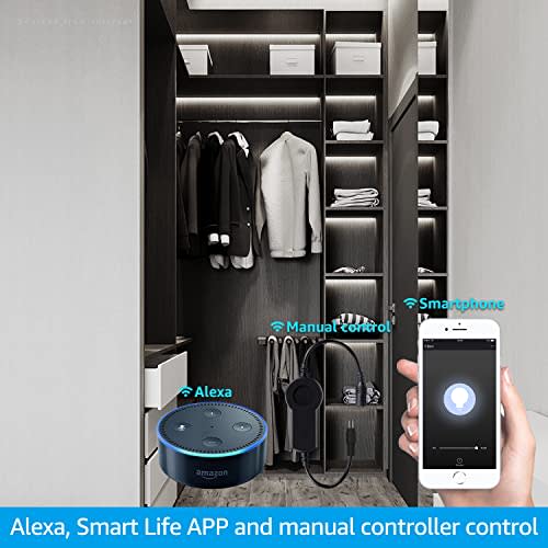 TORCHSTAR Voice Control Smart LED Safe Lighting Kit, (4) 12 Inch Dimmable Linkable Light Bars