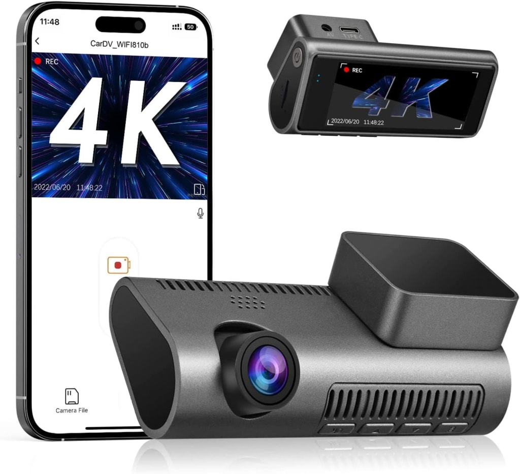 Navycrest 4k Uhd Dash Cam For $40 - 4kw2160