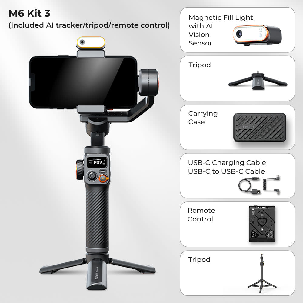 DJI Osmo Mobile 6 Smartphone Gimbal with 10,000mAh Power Bank 