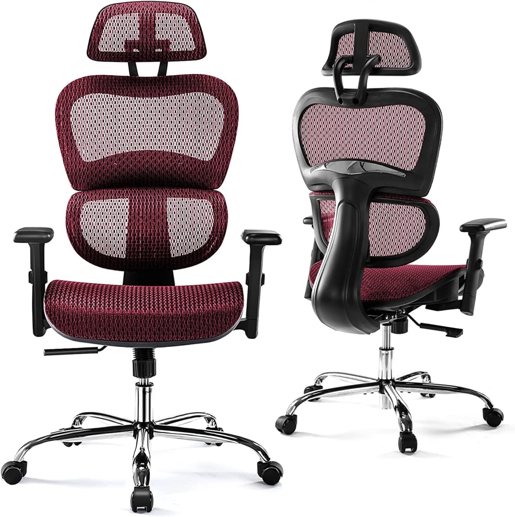 JHK Store Ergonomic High Back Office Chair for 235 MC83RD