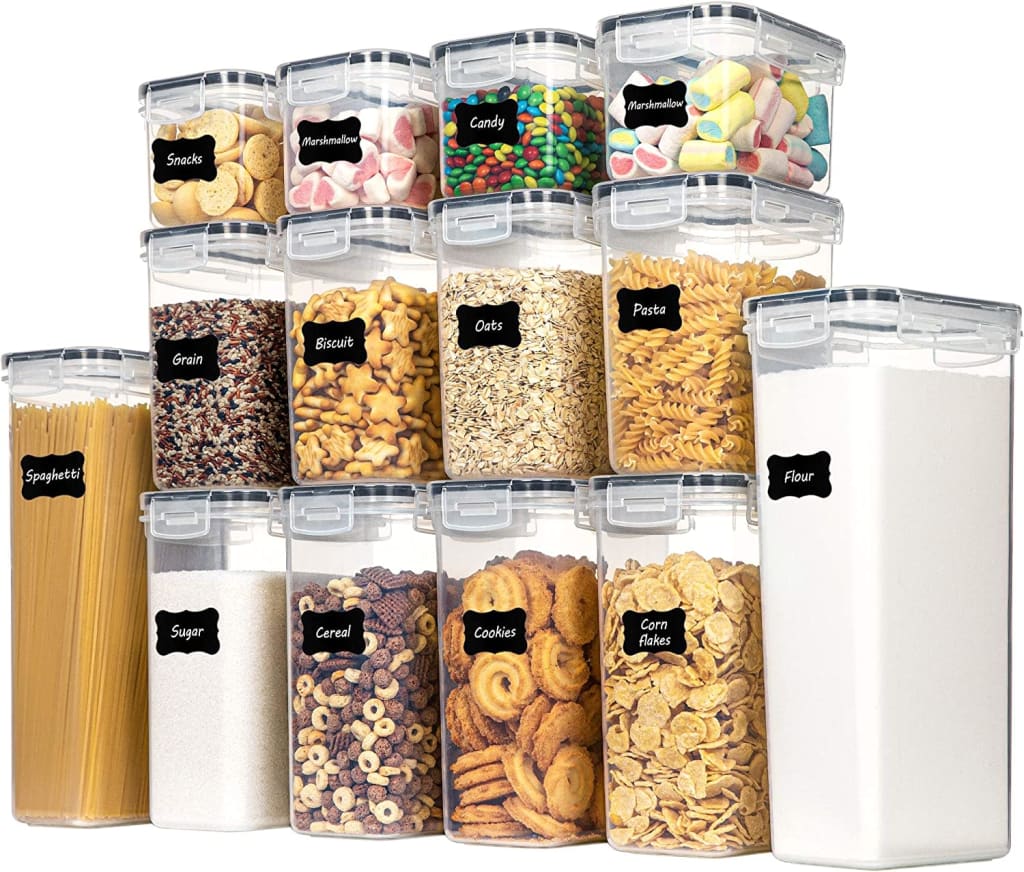 ChefElect Nested Food Storage Containers, 14 count