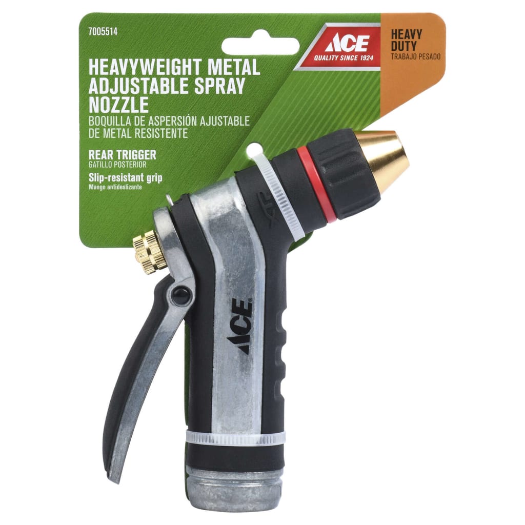 Ace Adjustable Heavy-Duty Metal Hose Spray Nozzle for $14 for members ...