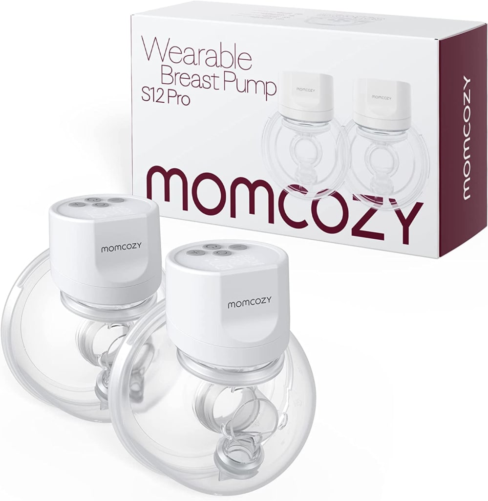  Momcozy Ultra-Light & Hands Free Breast Pump V2