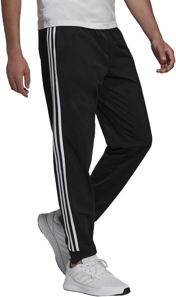 adidas Men's Essentials 3-Stripes Tricot Jogger Pants for $14