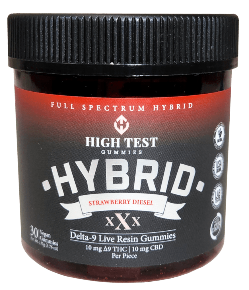 High Test Gummies Delta-9 10mg Hybrid 30-Gummy Bottle: 6 for $102 + free shipping