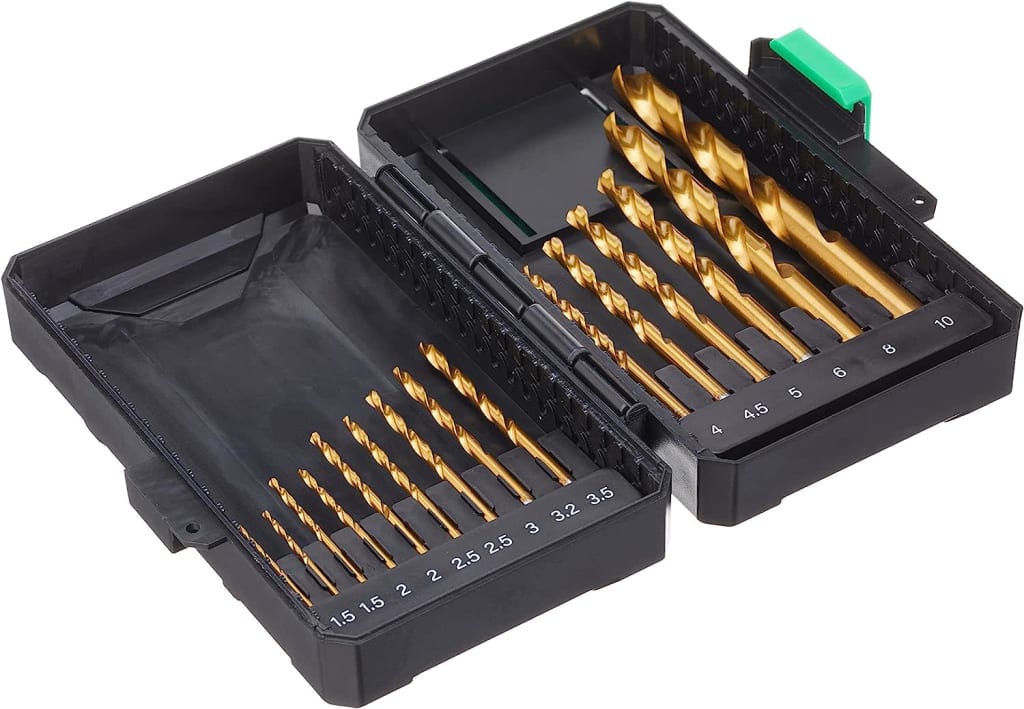 Denali 15Piece Titanium Drill Bit Set for 6.50 w/ Prime AMZ2105