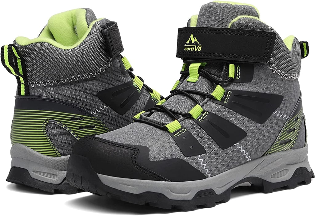 Nortiv 8 Kids' Hiking Boots for 17 N22510HB2BJ12