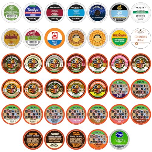 Crazy Cups Custom Variety Pack Decaf Coffee Single Serve Cups for ...