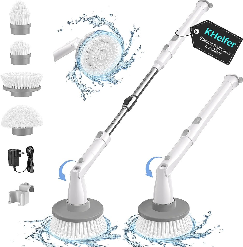 LOSUY Electric Spin Scrubber, 2023 New Electric Cleaning Brush