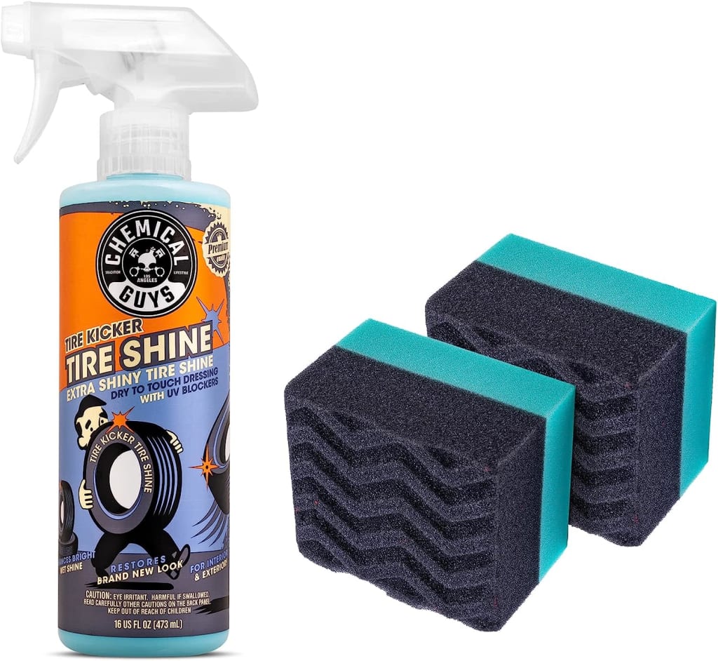 Chemical Guys 16oz. Tire Kicker Tire Shine w/ 2 Applicators for 16 TVD11316