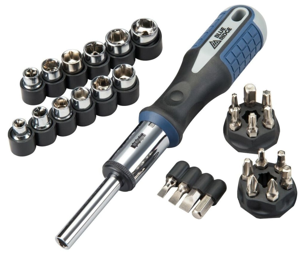 Blue Ridge 26Piece Ratcheting Socket and Screwdriving Set for 11