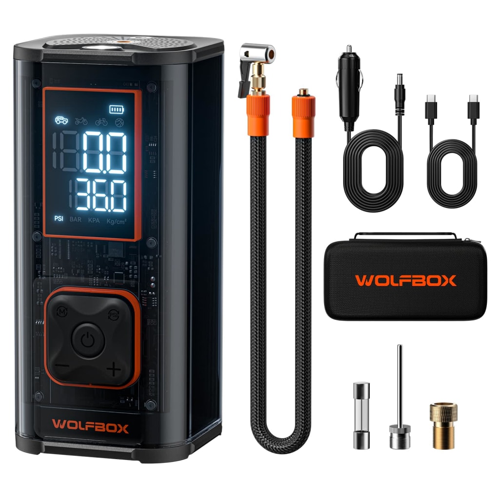 Wolfbox 150PSI Portable Air Compressor for 48