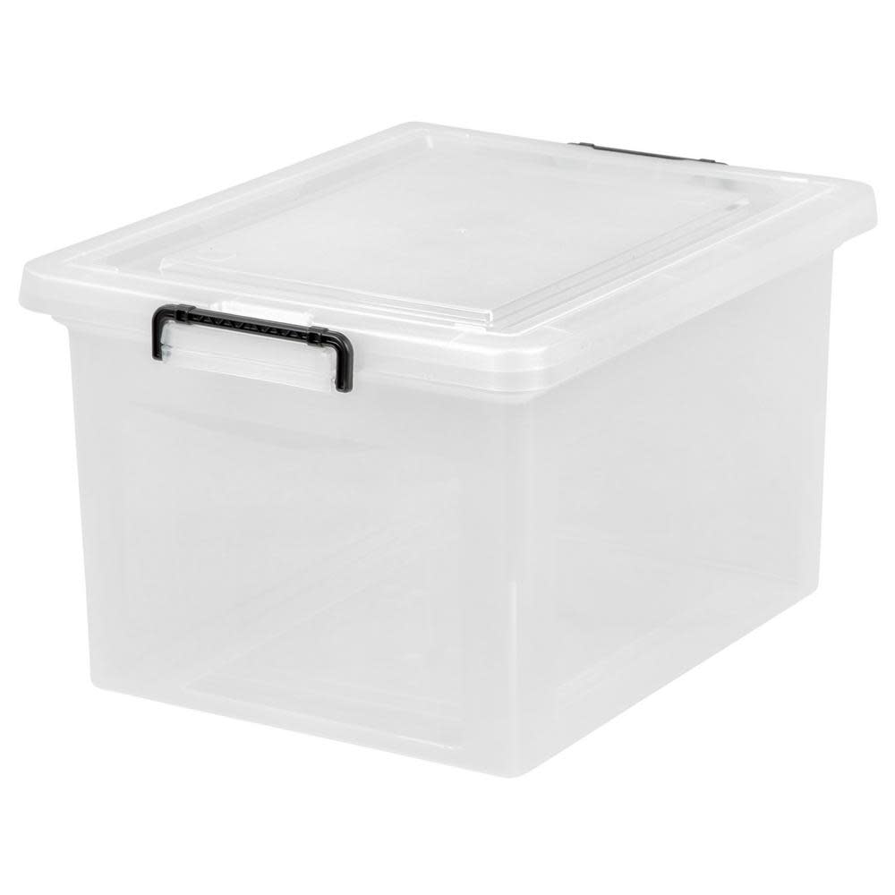 IRIS 42-Quart Letter File Box with Buckles for $9 - 139751