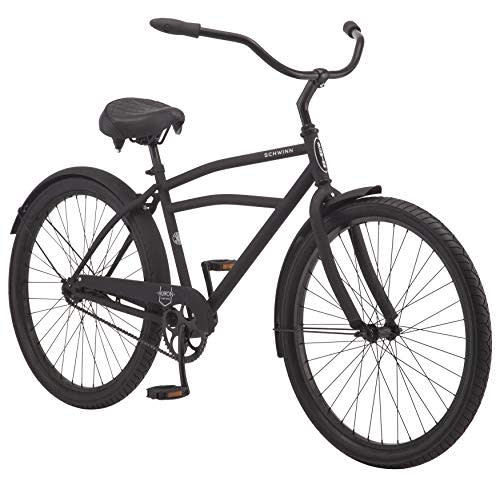 Schwinn Huron Adult Beach Cruiser Bike Featuring 17 Inch Medium