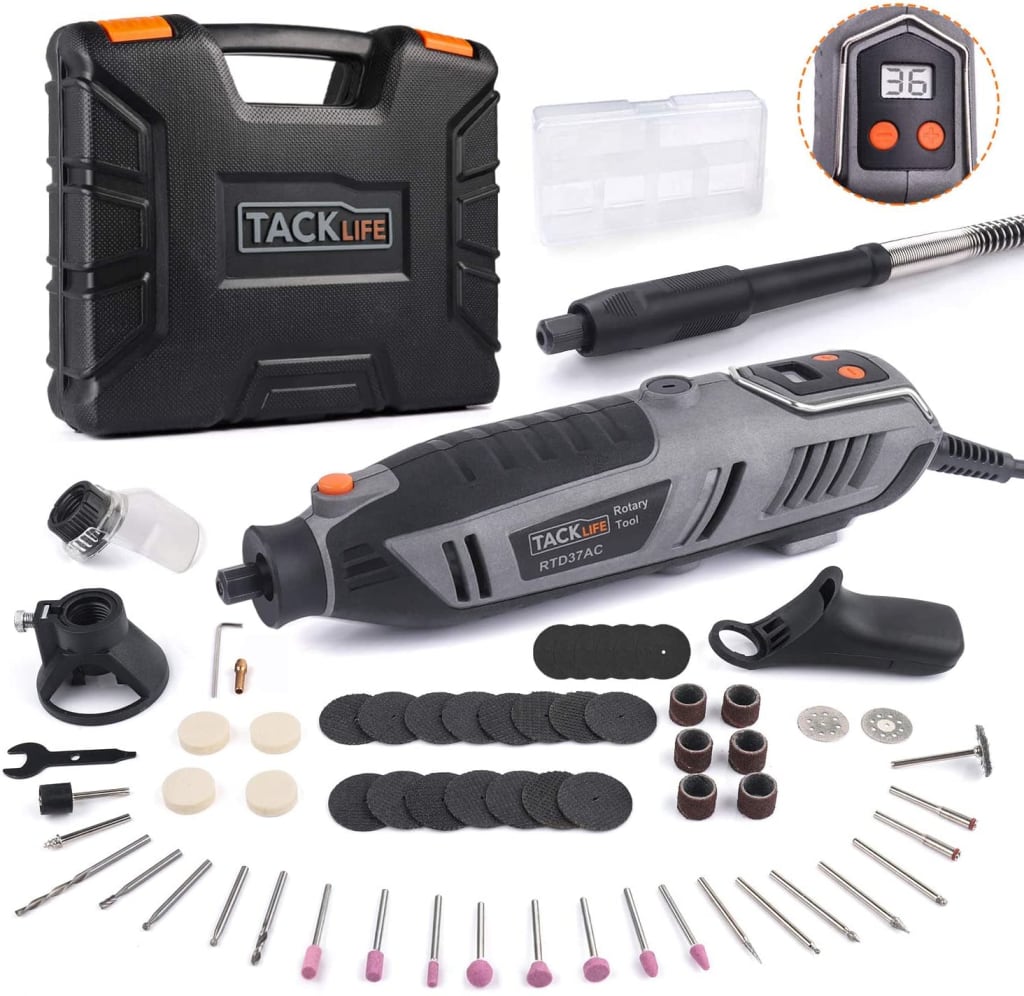 Tacklife Rotary Tool Kit for 30 RTD37AC