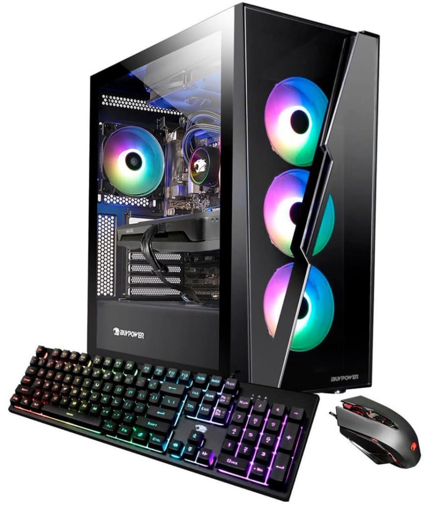 iBuyPower SlateHAKO 12th-Gen. i3 Gaming Desktop PC for $550