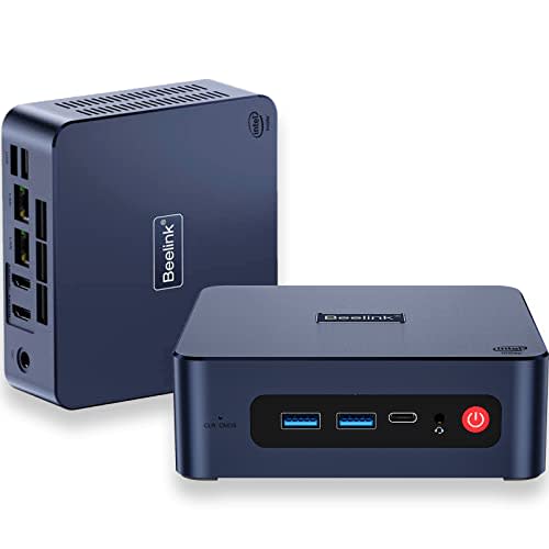  Beelink Mini S12 Pro Mini Pc Computers,16GB DDR4 500GB SSD with  Inter 12th Generation Processors N100 4 Cores 3.4Ghz, 4K@60Hz Dual HDMI  Output Wi-Fi6/BT 5.2.Support 2.5 HDD/SSD : Electronics