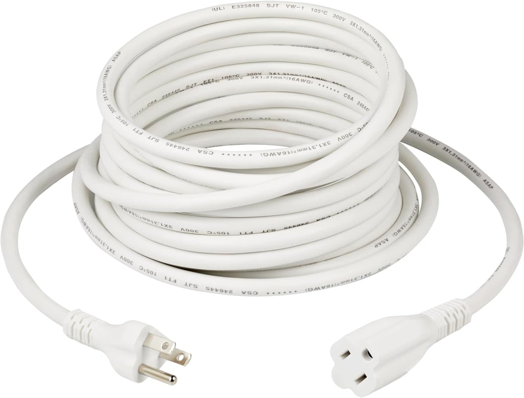 Amazon Basics 25Foot Extension Cord for 20 L6LAC031DTR
