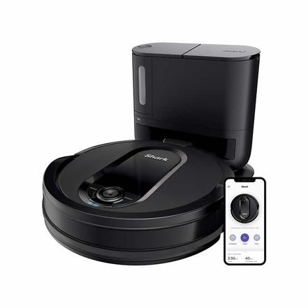 Shark IQ RV1001, Wi-Fi Connected, Home Mapping Robot Vacuum, Without  Auto-Empty dock, Black