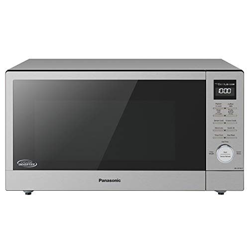 Panasonic NN-SN65KB Microwave Oven with Inverter Technology 1200W, 1.2  cu.ft. Small Genius Sensor One-Touch Cooking, Popcorn Button, Turbo  Defrost-NN-SN65KB (Black) 