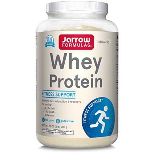 Jarrow Formulas Whey Protein, Unflavored 908g Powder Supports