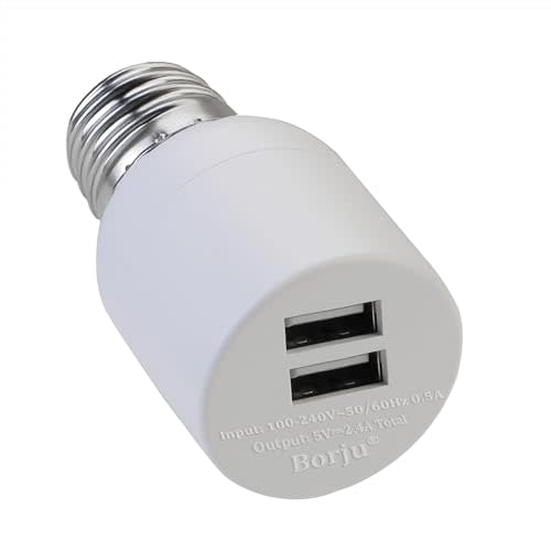 Light Socket USB Adapter for 8