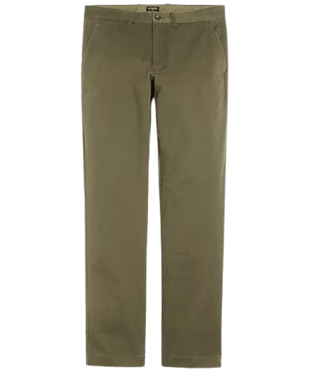 J.Crew Factory Men's Straight-Fit Flex Chino Pants for $30