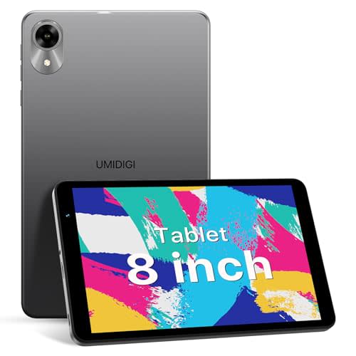 UMIDIGI G5 Tab Unlocked Android 13 Tablet 8(4+4) GB RAM+128GB,10.1 HD+  Full View Display with Pen, 6000 mAh Mega Battery with Cellular and WiFi,  Support 1 TB Expandable. 
