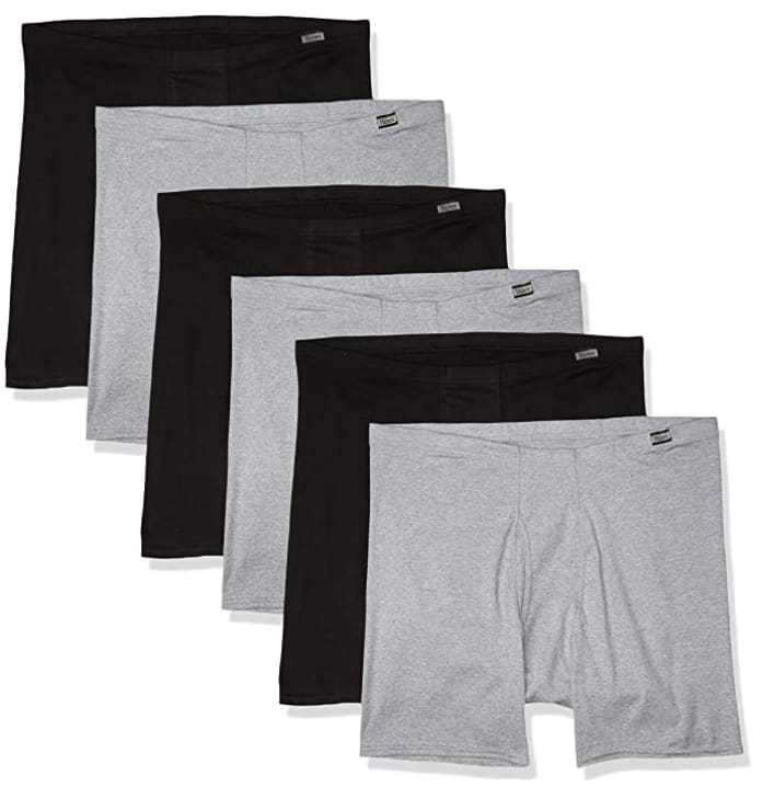 Hanes Men's Tagless ComfortSoft Waistband Boxer Briefs 6-Pack for