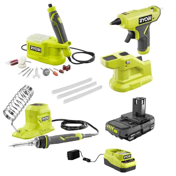 Ryobi One+ 18V Cordless 3Tool Hobby Kit for 89 PCL1305K1N