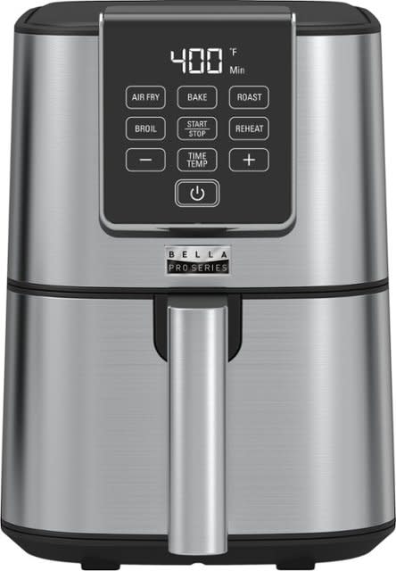 Bella Pro Series 8-qt. Digital Air Fryer Stainless Steel 90088