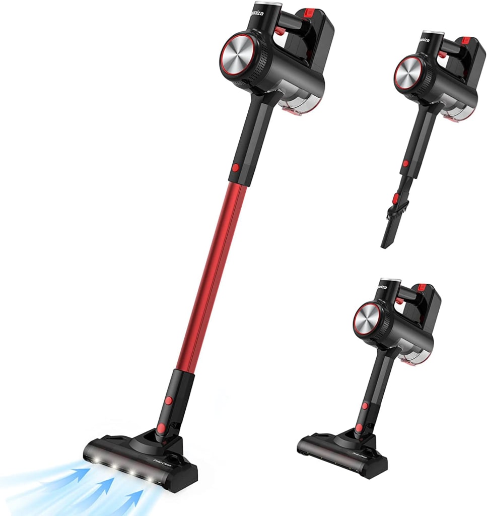 Ganiza 6-in-1 Cordless Stick Vacuum Cleaner for $80 - V10