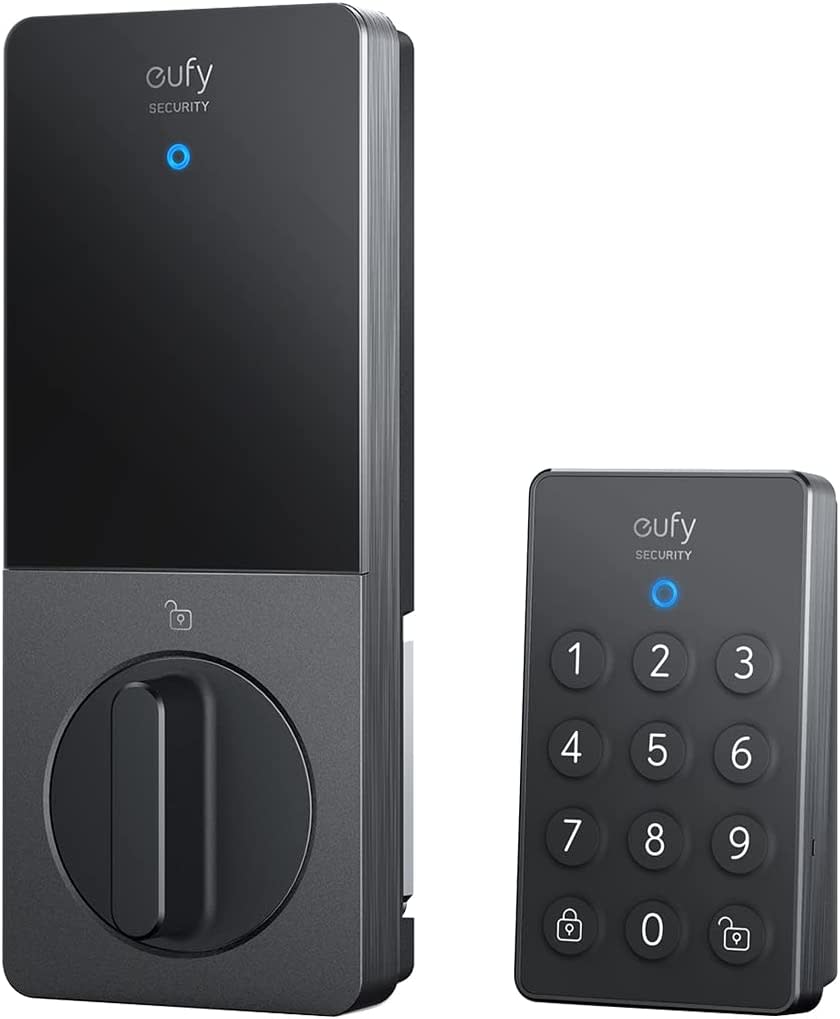 Image showcasing Eufy Security Retrofit R10 Smart Keyless Entry Door Lock for $95 - T8503111