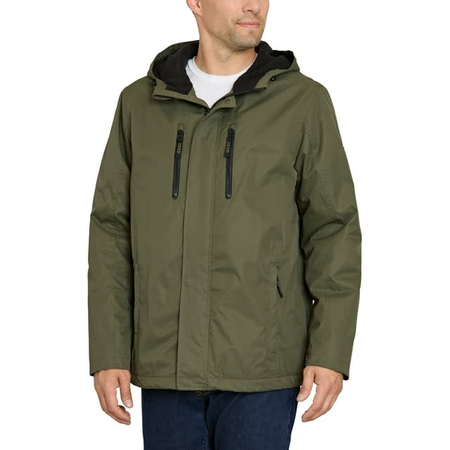 Izod Men's Tech Racer Hooded Jacket for $17