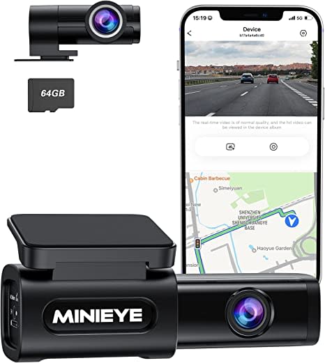 Live - Galphi 3 Channel dash cam package content