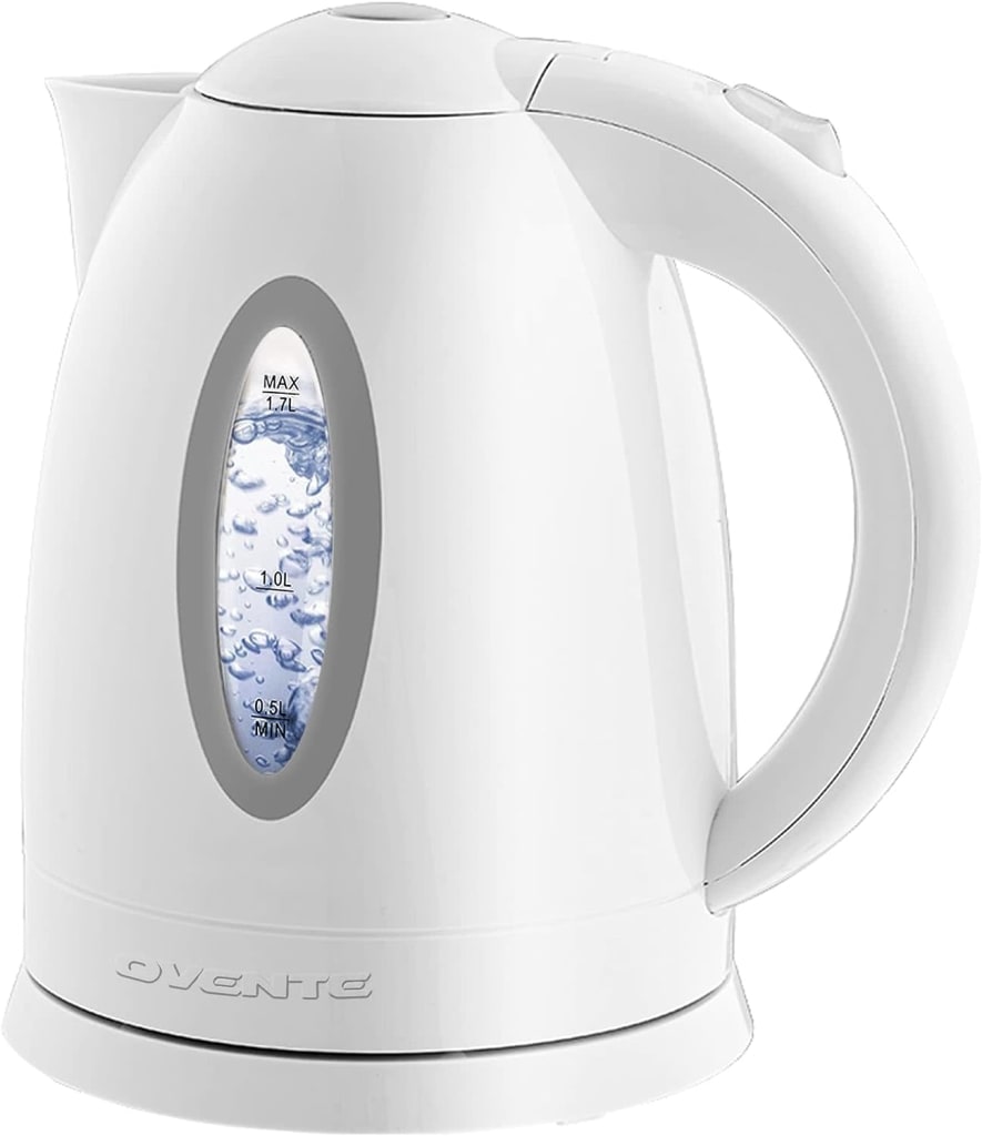 Elite by Maxi-Matic Cordless Electric Kettle - Silver/Black, 1.7 L