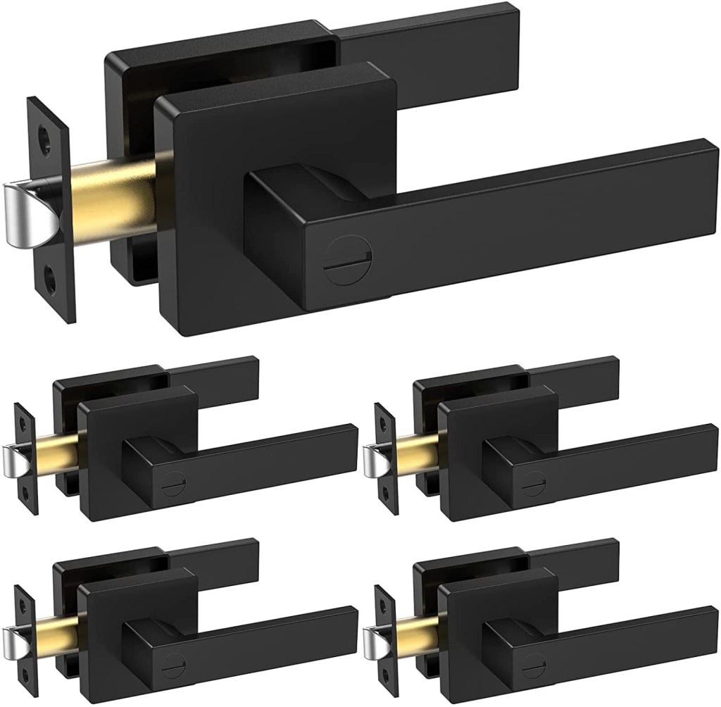 Ticonn Heavy Duty Door Handle Set 5Pack for 60 Ticonn444