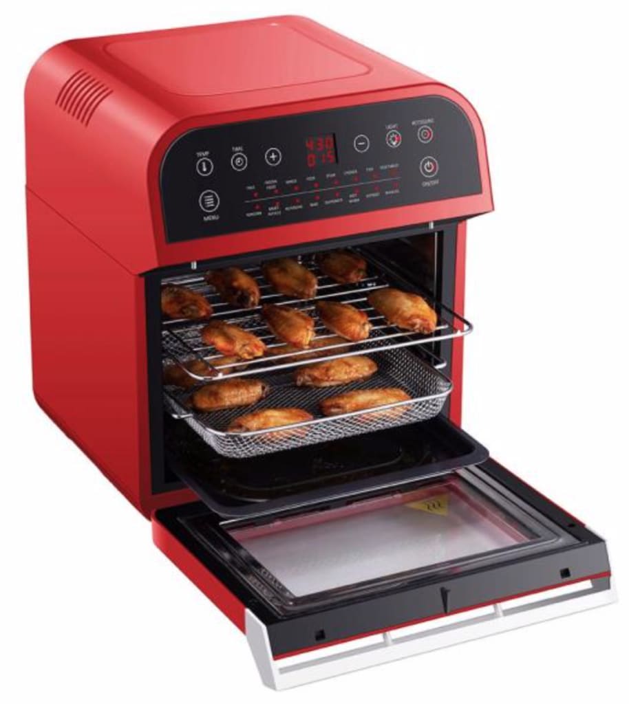 GoWise Deluxe 12.7Quart Programmable Air Fryer Oven w/ Rotisserie for