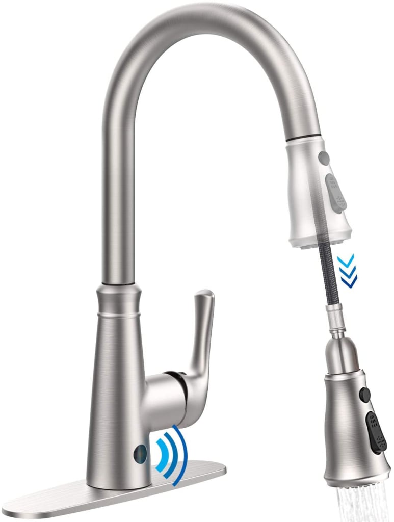 Dalmo Touchless Kitchen Faucet with Pull Down Sprayer for 101 DAKF5F