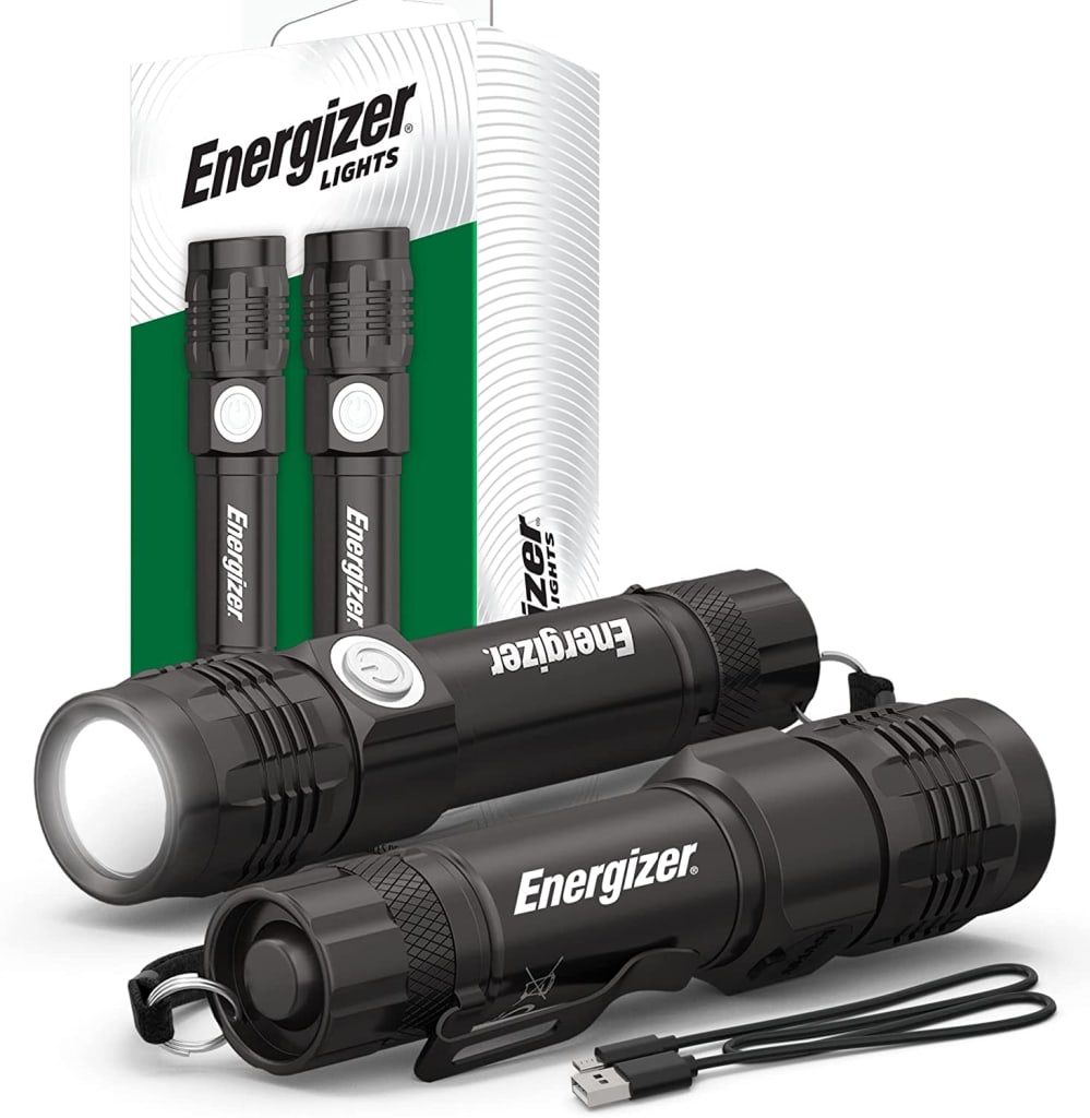 Energizer Hybrid 1200-Lumen 3 Modes LED Rechargeable Flashlight (AA Battery  Included) in the Flashlights department at