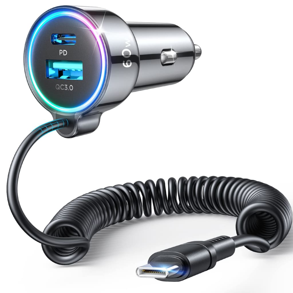 Flylead 55W 3Port USB Car Charger for 10