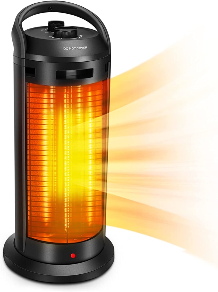 1,500W 2-in-1 Space Radiant Heater for $36 - TQH-08A