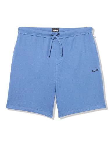 Boss Bodywear waffle shorts in blue