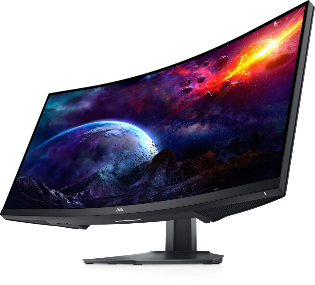 Dell Ultrawide P Curved Hz Amd Freesync Gaming Monitor For