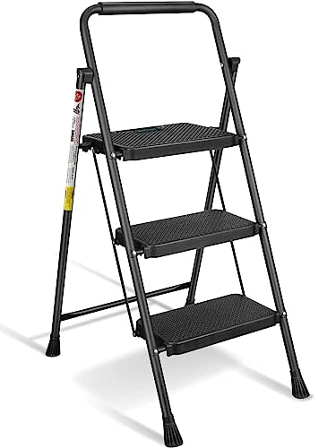 Ticonn 3-Step Ladder for $36